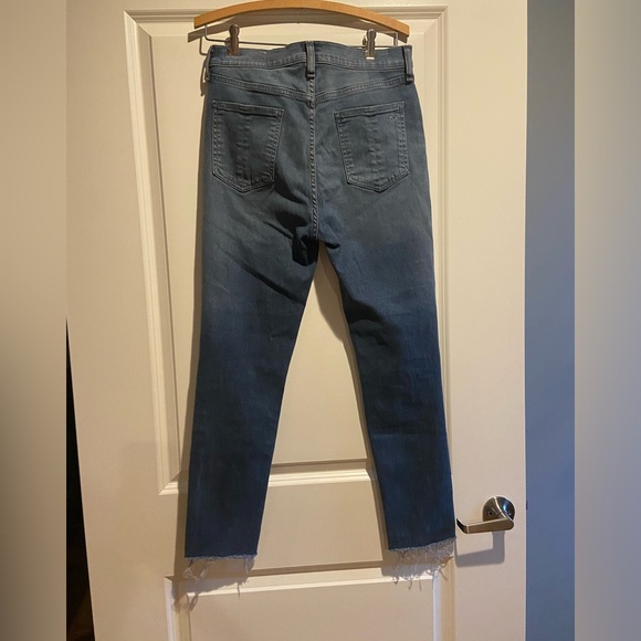 RAG & BONE high rise ankle skinny distressed jeans - Picture 3 of 10
